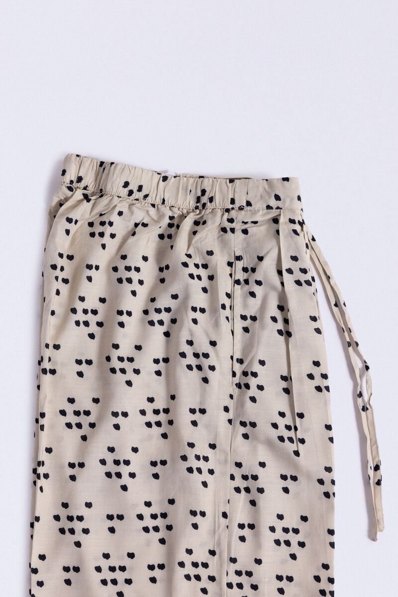 Printed | Dull Raw Silk | Trousers | AED 21.60
