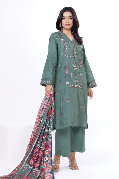 Embroidered | Dobby | Fabrics 3 Piece | AED 200.00