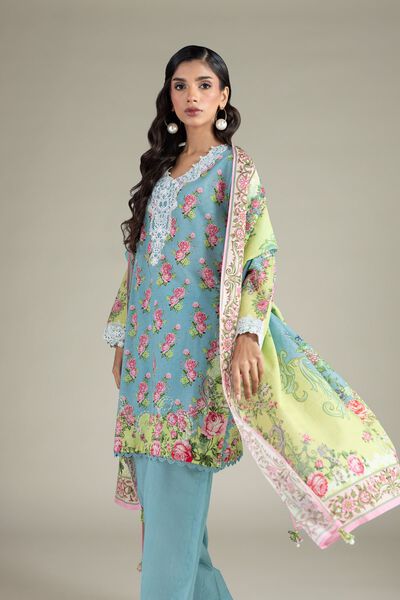 Embroidered | Cambric | Tailored 3 Piece | AED 280.00