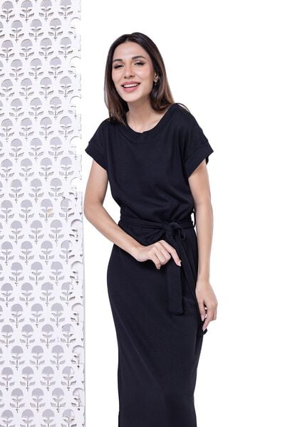 Dyed | Variegated Rib | Maxi Dress | AED 30.00