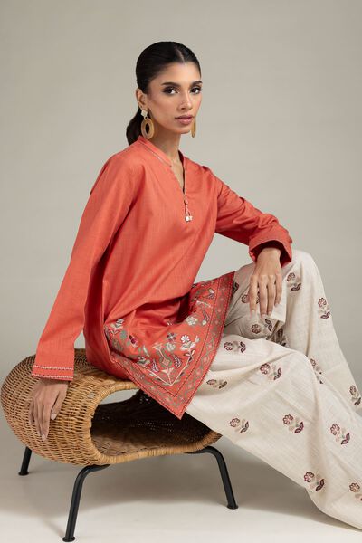 Embroidered | Heavy Textured Cotton | Kurta | AED 120.00