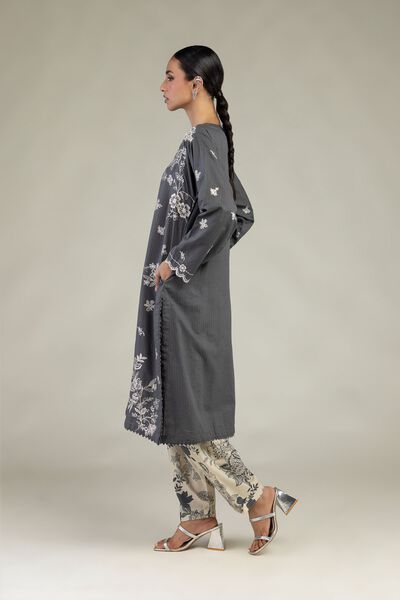 Embroidered | Cotton Dobby | Floral Cotton Shalwar  | AED 130.00