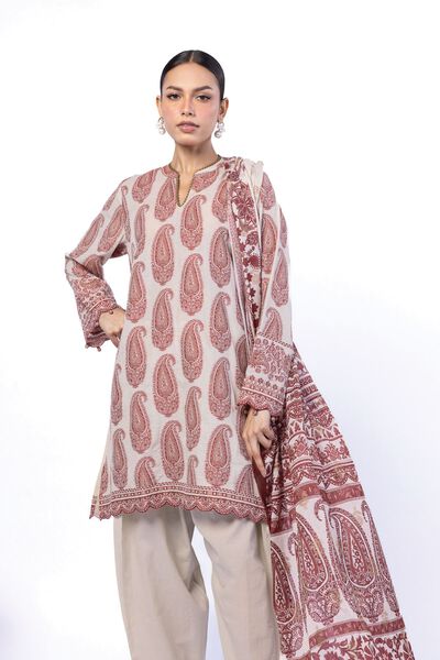 Dyed | Jacquard | Tailored 3 Piece | AED 280.00