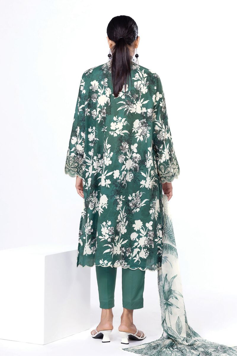 Embroidered | Cambric | Fabrics 3 Piece | null