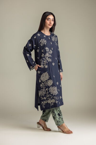 Embroidered | Cambric | Mint Floral Shalwar | AED 130.00