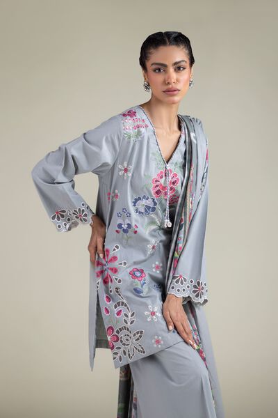 Embroidered | Textured Cotton | Kurta | AED 180.00