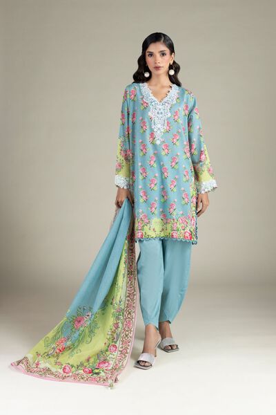 Embroidered | Cambric | Fabrics 3 Piece | AED 180.00