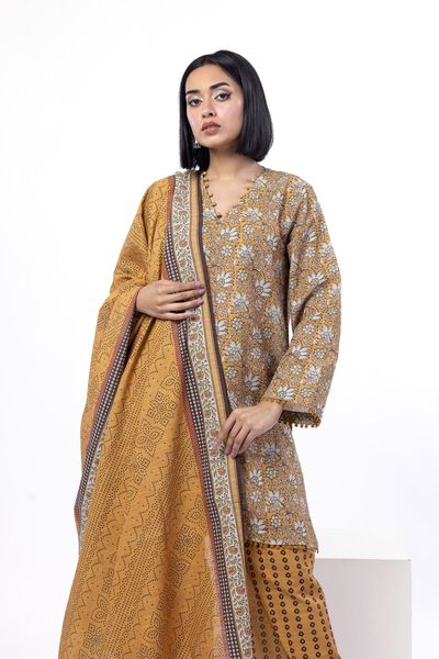 Printed | Light Khaddar | Tailored 3 Piece | AED 90.00