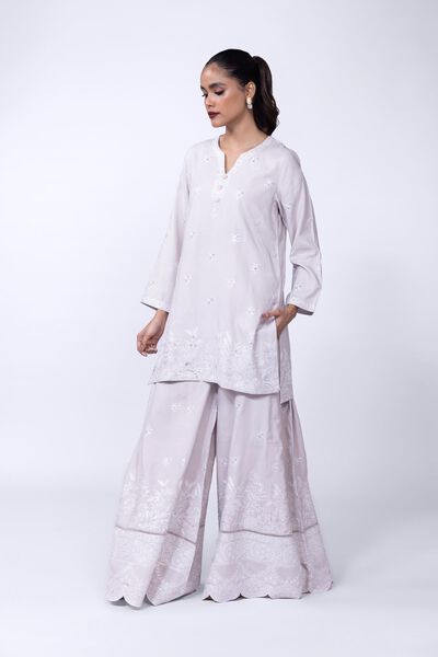 Embroidered | Russian Raw Silk | Pants | AED 96.00