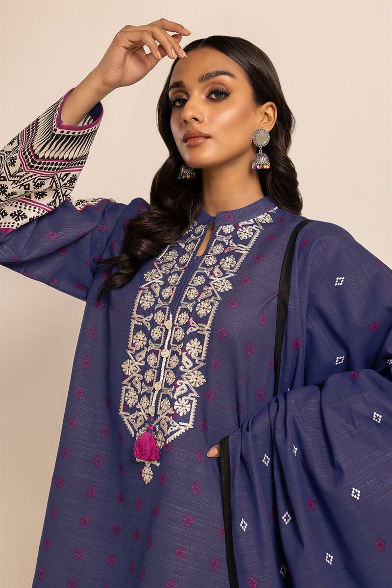 Embroidered | Khaddar | Fabrics 3 Piece | null