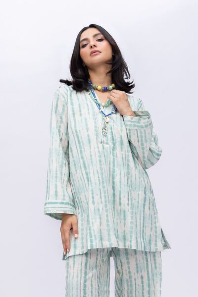 Printed | Ripple Crinkle | Kurta | AED 50.00