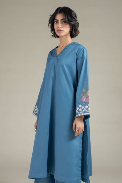 Embroidered | Textured Cotton | Kurta | AED 120.00