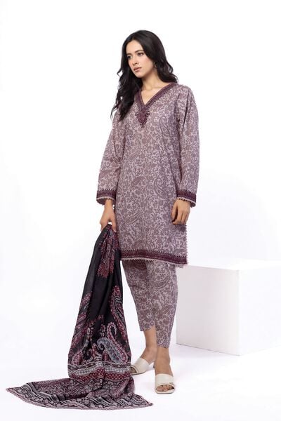 Embroidered | Cotton | Fabrics 3 Piece | AED 84.00