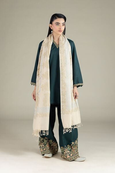 Embroidered | Heavy Blended Viscose | Pants | AED 155.00