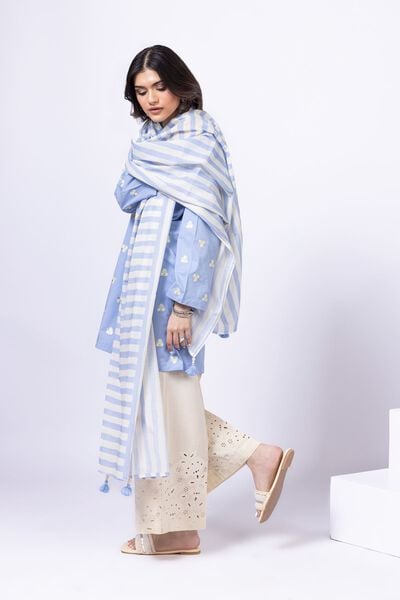 Embroidered | Cambric | Pants | AED 24.00