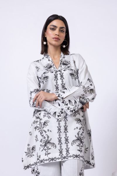 Printed | Crosshatch Poplin | Kurta | AED 50.00