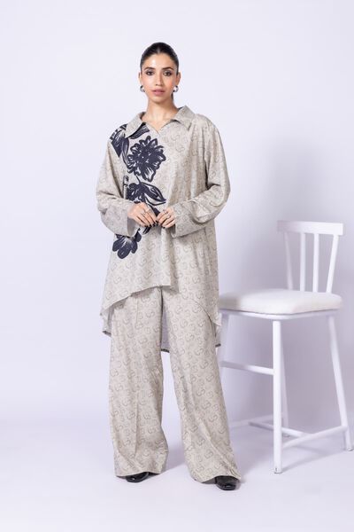 Printed | Dull Raw Silk | Blouse | AED 42.00