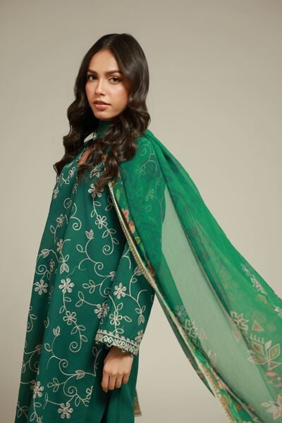 Embroidered | Cambric | Fabrics 3 Piece | AED 200.00