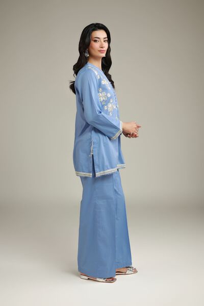 Embroidered | Cambric | Cambric Summer Pants | AED 100.00