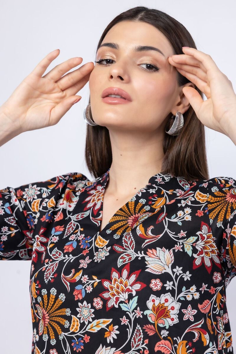Printed | Cambric | Kurta | AED 40.00