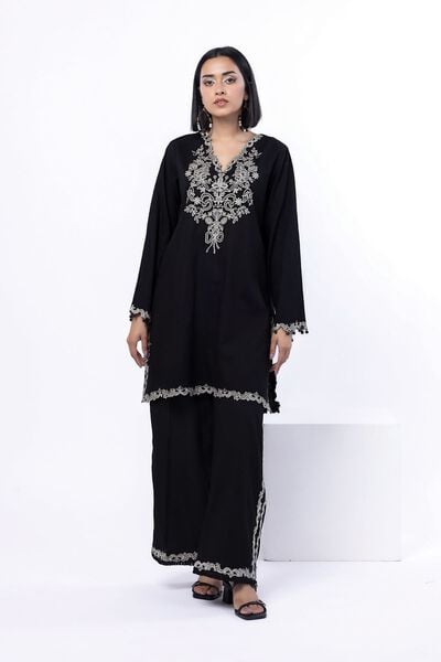 Embroidered | Heavy Textured Cotton | Fabrics 2 Piece | Top and Bottom | AED 140.00