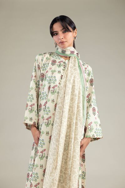 Lawn | Lawn Floral Dupatta | AED 130.00