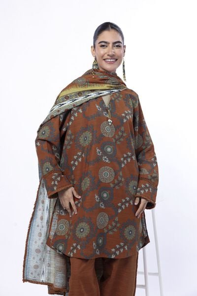 Printed | Light Khaddar | Fabrics 3 Piece | AED 120.00