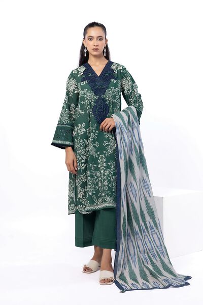 Embroidered | Cotton | Tailored 3 Piece | AED 200.00