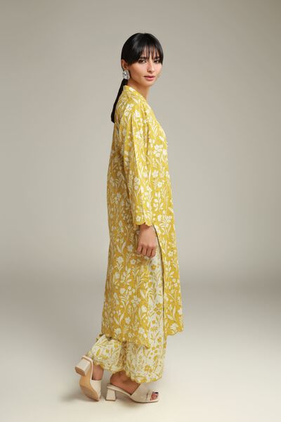 Embroidered | Cotton Dobby | Floral Cotton Pants | AED 130.00