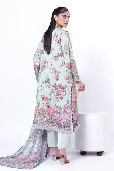 Embroidered | Cotton Satin | Fabrics 3 Piece | AED 200.00