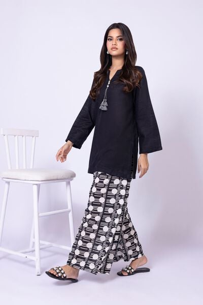 Printed | Textured Cotton | Pants | AED 60.00