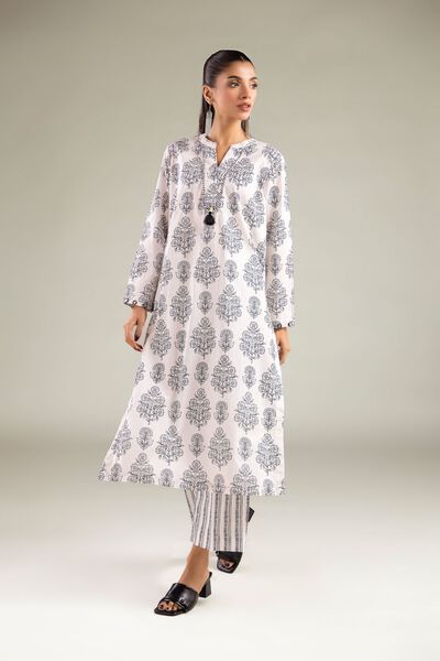 Printed | Cambric | Vertical Striped Pants | AED 24.00