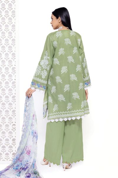 Cambric | Embroidered | Fabrics 3 Piece | AED 100.00