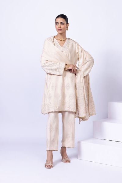 Embroidered | Light Thai Silk | Dupatta | AED 36.00