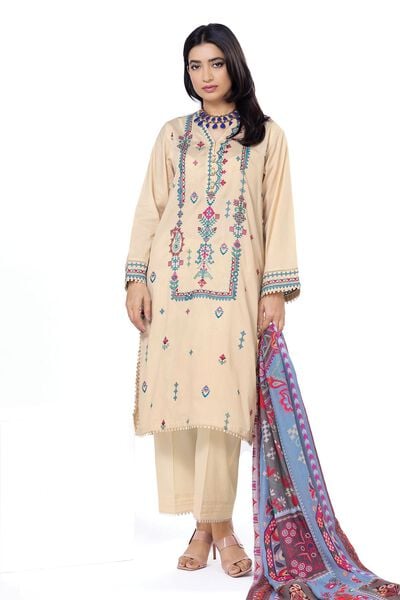 Embroidered | Dobby | Fabrics 3 Piece | AED 200.00