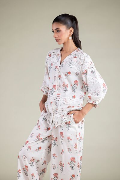 Embroidered | Cambric | Blouse | AED 78.00