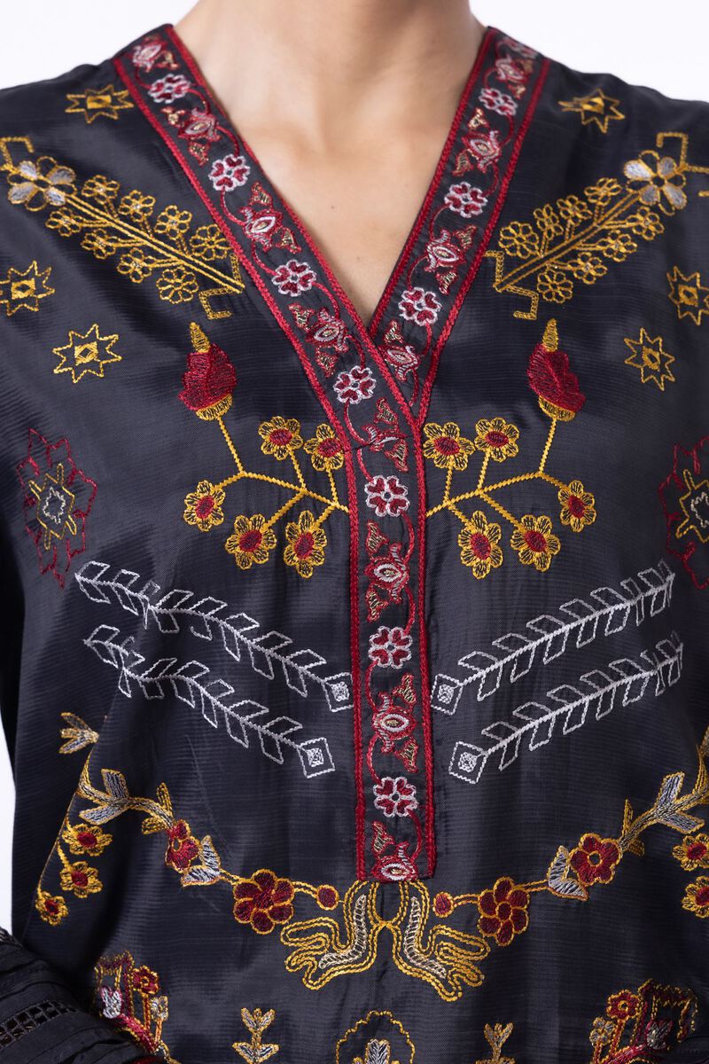 Embroidered | Thai Silk | Kurta | null