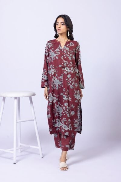 Printed | Textured Cotton | Pants | AED 60.00