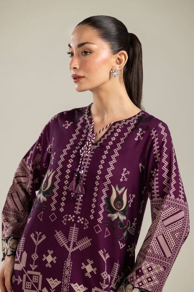 Embroidered | Raw Silk | Short Silk Kurta | AED 60.00