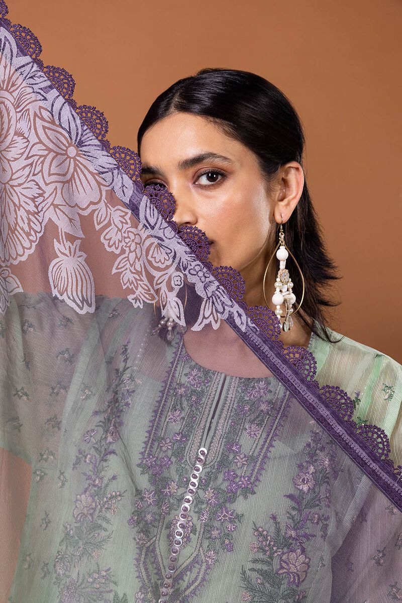 Embroidered | Polyester Organza | Fabrics 3 Piece | null