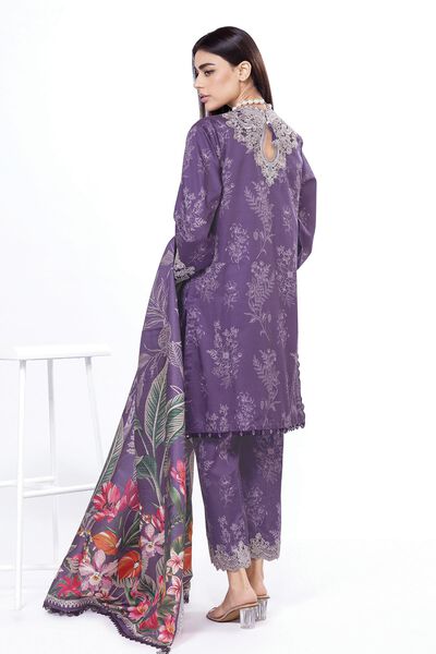 Embroidered | Cotton Satin | Fabrics 3 Piece | AED 120.00