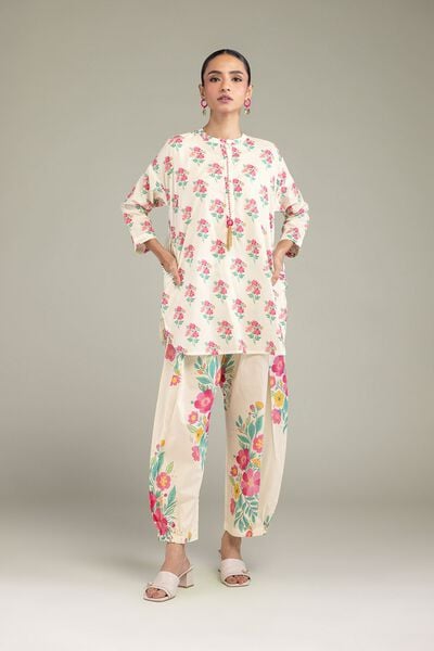 Printed | Cambric | Floral Cambric Shalwar | AED 80.00