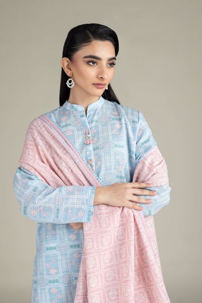 Printed | Textured Cotton | Dupatta | AED 70.00