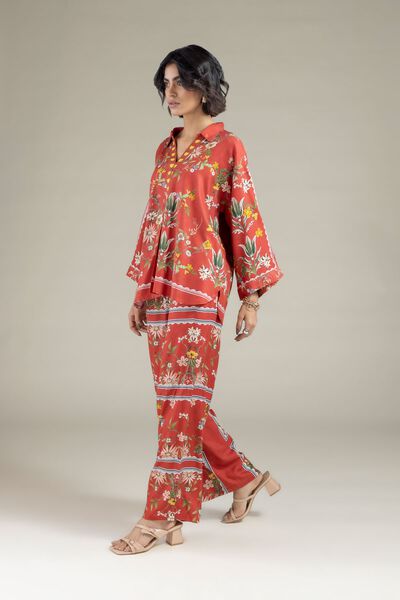 Printed | Viscose Crepe | Trousers | AED 24.00