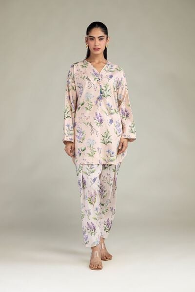 Printed | Cotton Viscose | Floral Pastel Shalwar | AED 130.00