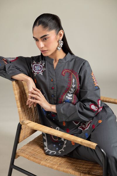 Textured Cotton | Tunic | AED 78.00