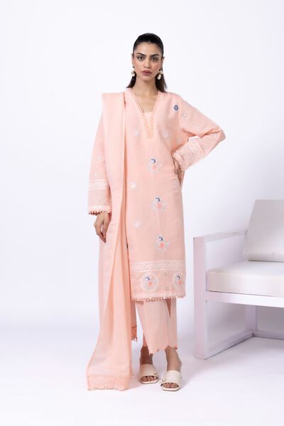Embroidered | Cotton Reflex | Pants | AED 30.00
