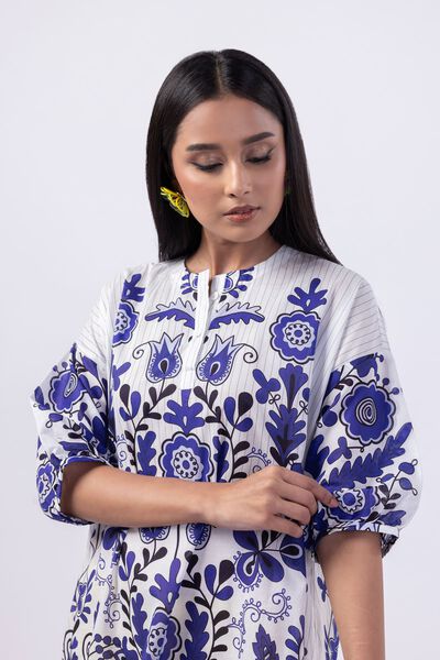 Printed | Cambric | Kurta | AED 80.00