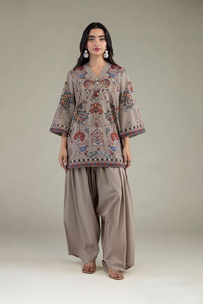 Printed | Cambric | Cambric Solid Pants | AED 150.00