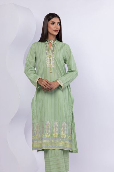 Embroidered | Lurex Stripes | Kurta | AED 160.00